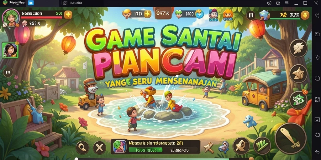 Tampilan gameplay menarik dari 797K yang penuh warna.