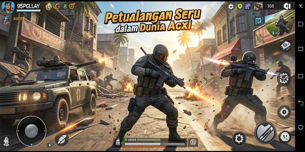 Tampilan gameplay seru dalam 95PGPLAY.