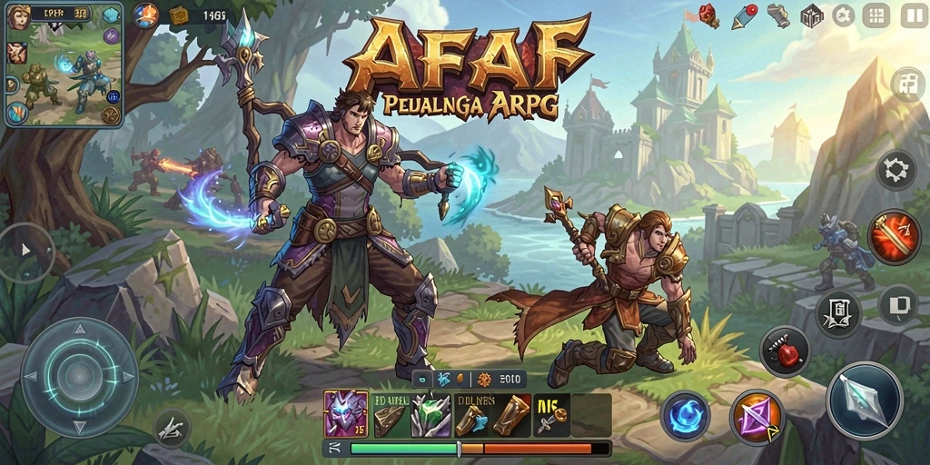 Tampilan gameplay AFAF yang menakjubkan dan mendebarkan.