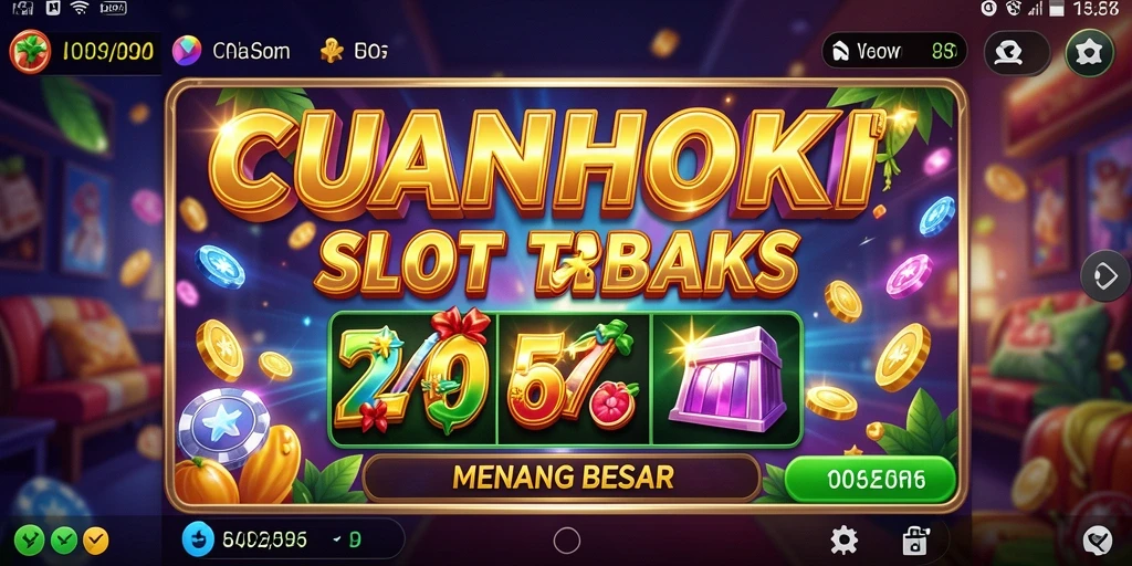 Screenshot gameplay CUANHOKI yang menampilkan pengalaman bermain slot.