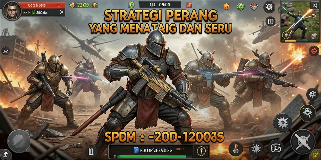 Tampilan gameplay D200M yang intens dan menegangkan.
