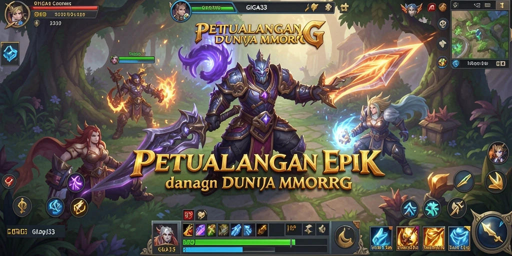 Gameplay GIGA33 menampilkan aksi epik di dunia fantasi yang mengagumkan.