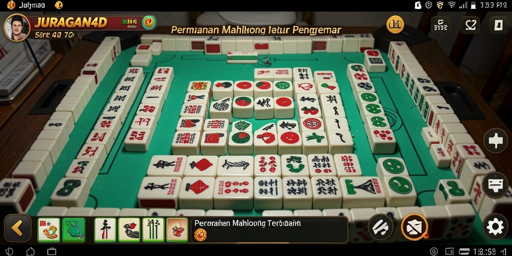 Tampilan menarik dari permainan Mahjong JURAGAN4D.