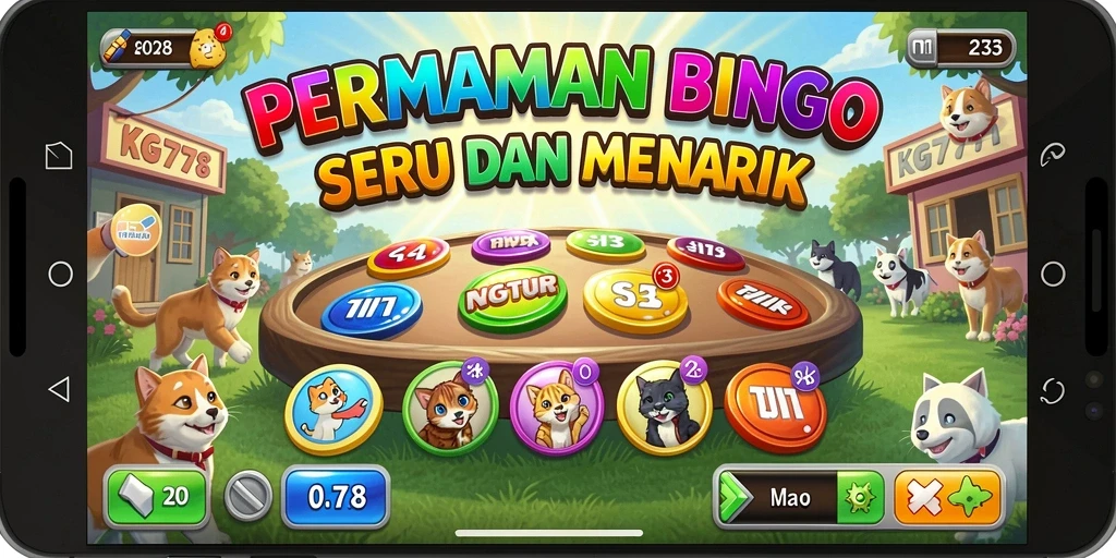 Screenshot KG778 menunjukkan gameplay Bingo yang seru dan interaktif.