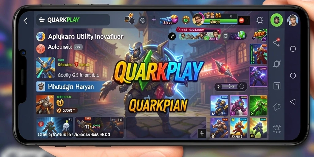Tampilan antarmuka QUARKPLAY yang modern dan intuitif