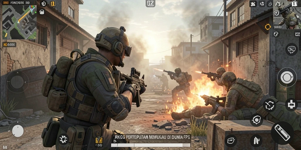 Gameplay menegangkan di RKGG dengan aksi tembak-menembak.