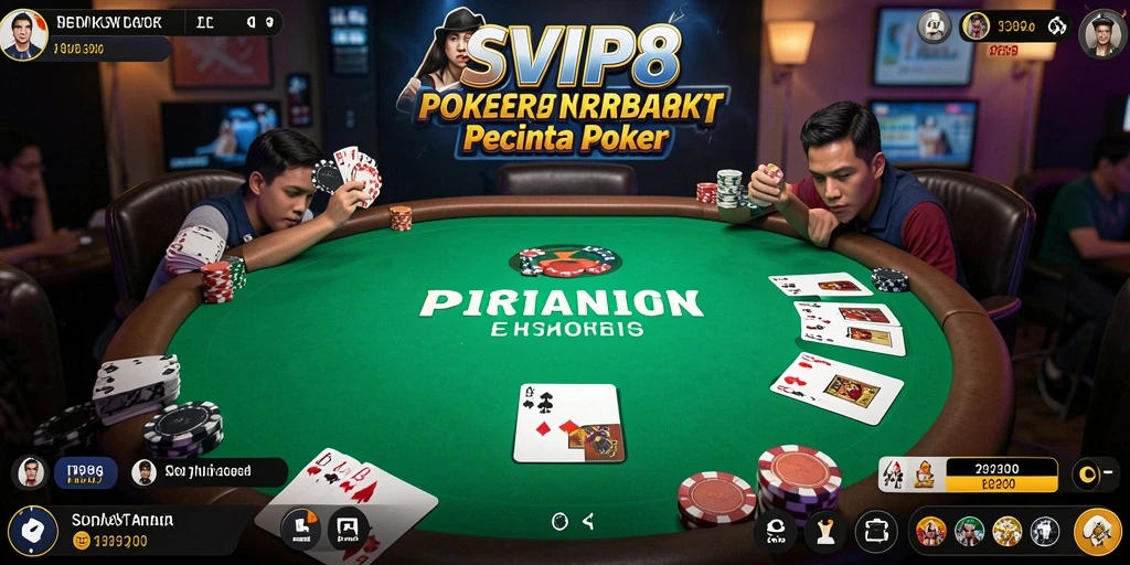 Tampilan gameplay poker menarik di SVIP8.