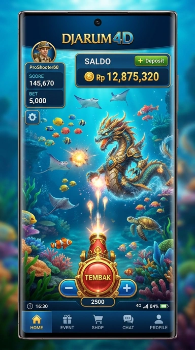 Screenshot aplikasi djarum4d yang menampilkan antarmuka pengguna yang sederhana.